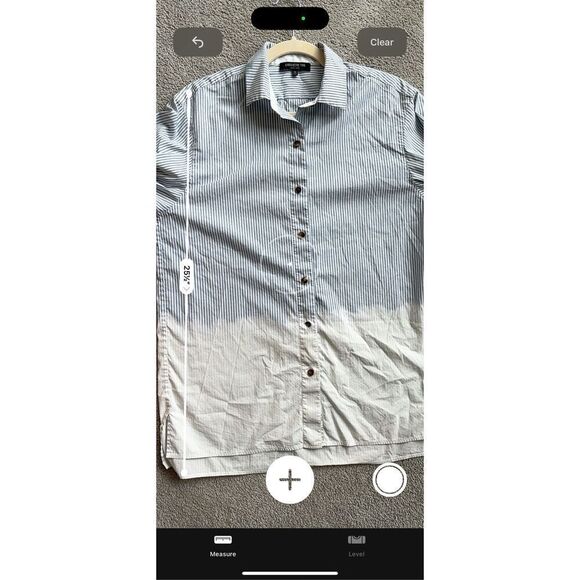 LAFAYETTE 148 NY Everson Solo Melange Stripe Long-Sleeve Blouse, $448 XS - Picture 7 of 9